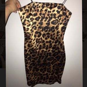 Cheetah mini dress